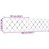 vidaXL Vzglavna stranica svetlo siva 200 cm blago | Shoptok.si