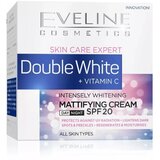 Eveline krema double white+vitamin c, SPF20, 50ml cene