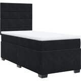  Box spring krevet s madracem crni 100x200 cm baršunasti | shoptok.hr