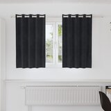 vidaXL Zavjese Crne Poliester 140 x 140 cm Dekorativni umetci Cijene