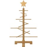 vidaXL Leseno božično drevo z stojalom Rjava 75 cm Bambus | Shoptok.si