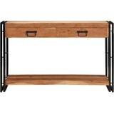 Konzolna stolica Smeđa 120 x 33 x 75 cm Čvrsto drvo akacije | shoptok.hr