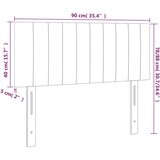  LED uzglavlje ružičasto 90x5x78/88 cm baršunasto | shoptok.hr