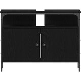  Ormar za Lavabo - Umivaonik Crna Hrast 80x30x60 cm Upravna drvena ploča | shoptok.hr