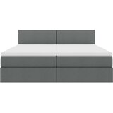  Postelja s shranjevanjem Temno siva 180 x 200 cm Umjetno usnje, (5000099388) | Shoptok.si