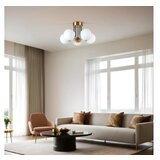 Opviq pablo 5 li eskitme beyaz Camlı avize whitegold chandelier | ePonuda.com