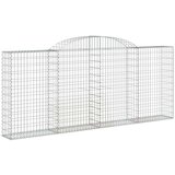  Lučne gabionske košare 8 kom 300x30x120/140cm pocinčano željezo | shoptok.hr