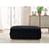 Bobochic Paris Črn tabure iz rebrastega žameta Chelsea – | Shoptok.si