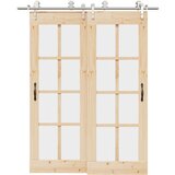 vidaXL Oprema za drsna vrata 183 cm nerjaveče jeklo srebrne barve | Shoptok.si