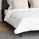 vidaXL Poplun Ostalo s jastukom 3 pcs Bijela 240 x 260 cm Mikrofibra | shoptok.hr