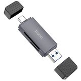 hoco. HB45 ČITAČ KARTOCA 2-U-1 USB/TYPE-C 3.0 | Eponuda.ba