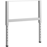  Okviri za radni stol 2 kom metalni 85 x (69 - 95,5) cm sivi | shoptok.hr