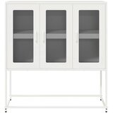  Komoda ružičasta 100,5x39x107 cm hladno valjani čelik Bijela | shoptok.hr