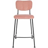 Zuiver Svetlo rožnati barski stoli v kompletu 2 ks 92 cm Benson –