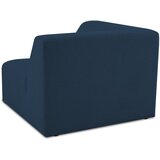 Scandic Temno moder modul za sedežno garnituro iz tkanine bouclé (s kotom po izbiri) Roxy – | Shoptok.si