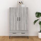 Furnova Visoka omarica siva sonoma 70x31x115 cm inženirski les, (21949797) Cene