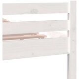  Posteljni okvir bel iz trdnega lesa 150x200 cm 5FT, (20684258) | Shoptok.si
