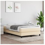  S oprugama i madracem krem 120 x 200 cm od tkanine | shoptok.hr