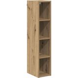 vidaXL Viseča omarica s polico Riga Umetni hrast 20 x 29,5 x 100 cm | Shoptok.si