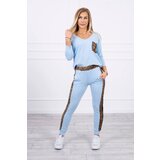 Kesi Set with a pantera motif azure | Shoptok.si