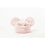 The Brooklyn Kids Roza otroška žametna otroška sedalna vreča Ears | Shoptok.si