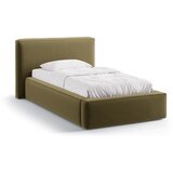 Micadoni Zeleni tapecirani krevet s prostorom za odlaganje s podnicom 90x200 cm Jodie – | shoptok.hr