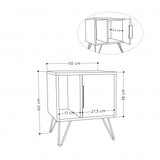 Hanah home glynn white mocha | ePonuda.com