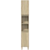  3-dijelni set kupaonskog namještaja boja hrasta sonome drveni | shoptok.hr