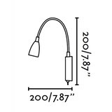 Faro 41019 - led zidna svetiljka loke LED/3W/230V | Eponuda.com