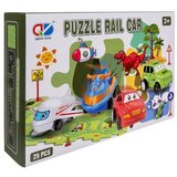 Kruzzel slagalica cestovna staza s 3 autića na baterije, 25 dijelova | shoptok.hr