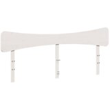  The Living Store Vzglavje bela 200 cm trdna borovina - Vzglavje, (21498732) | Shoptok.si