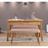 Hanah home Set Trpezarijski sto i 2 klupe Santiago 0900, Bež Cijene