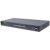 Intellinet 16-Port Gigabit Ethernet PoE+ Web-Managed Switch with 2 SFP Ports, IEEE 802.3at/af Power over Ethernet (PoE+/PoE) Compliant, 374 W, Endspan, 19" Rackmount Cijene