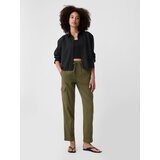 GAP Trousers with pockets Mid Rise Easy Cargo - Women's Cene