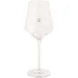 Kozarec za vino "Srce" - 390 ml
