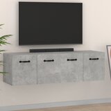  Zidni ormarići 2 kom boja betona 80x35x36,5cm konstruirano drvo | shoptok.hr