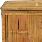 vidaXL Vrtna škatla za shranjevanje 90x52x55 cm bambus | Shoptok.si