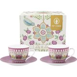 Pip Studio Lily & Lotus - skodelice in krožniki - komplet 2 kosov - Vijolična u