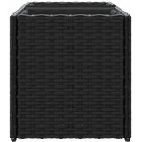  Vrtne sadilice s 2 posude 2 kom crne 72x30x32 cm poliratan | shoptok.hr