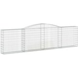  Lučne gabionske košare 15kom 400x30x100/120cm pocinčano željezo | shoptok.hr