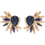  Naušnice FL-29859 - Zlatna/Plava KP29859 | shoptok.hr