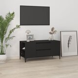 vidaXL TV omarica črna 102x44,5x50 cm inženirski les Cene