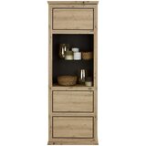 Mömax Vitrina Harvey, Barva Hrasta, Antracit | Shoptok.si