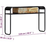  Konzolni stol od masivnog obnovljenog drva 118 x 30 x 75 cm | Eponuda.com