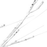  Božićno drvce 200 LED žarulja 1,8 m tople bijele izgled vrbe | shoptok.hr