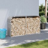 vidaXL Držač za cjepanice svjetlosivi 180x45x100 cm pocinčani čelik Cijene