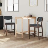  Trpezarijske stolice 2 pcs Svijetlosmeđa 48 x 49 x 95 cm - svijetlo smeđa i crna | shoptok.hr