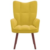  Stolica za opuštanje boja senfa baršunasta | shoptok.hr