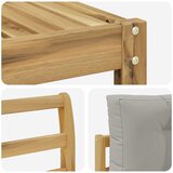  Set vanjskih sofa 7 kom. Bijela i svjetlosiva | shoptok.hr