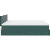 vidaXL Otomanski posteljni okvir z vzmetnicami zelen 200x200cm žamet, (21609301) | Shoptok.si
